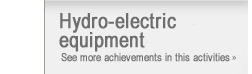 Hydro-electric equipment