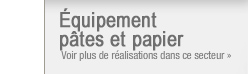 quipement ptes et papier